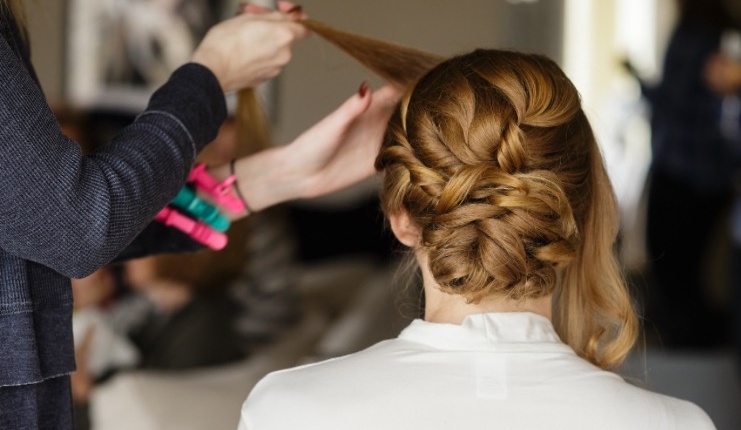 updo bridal hairstyle