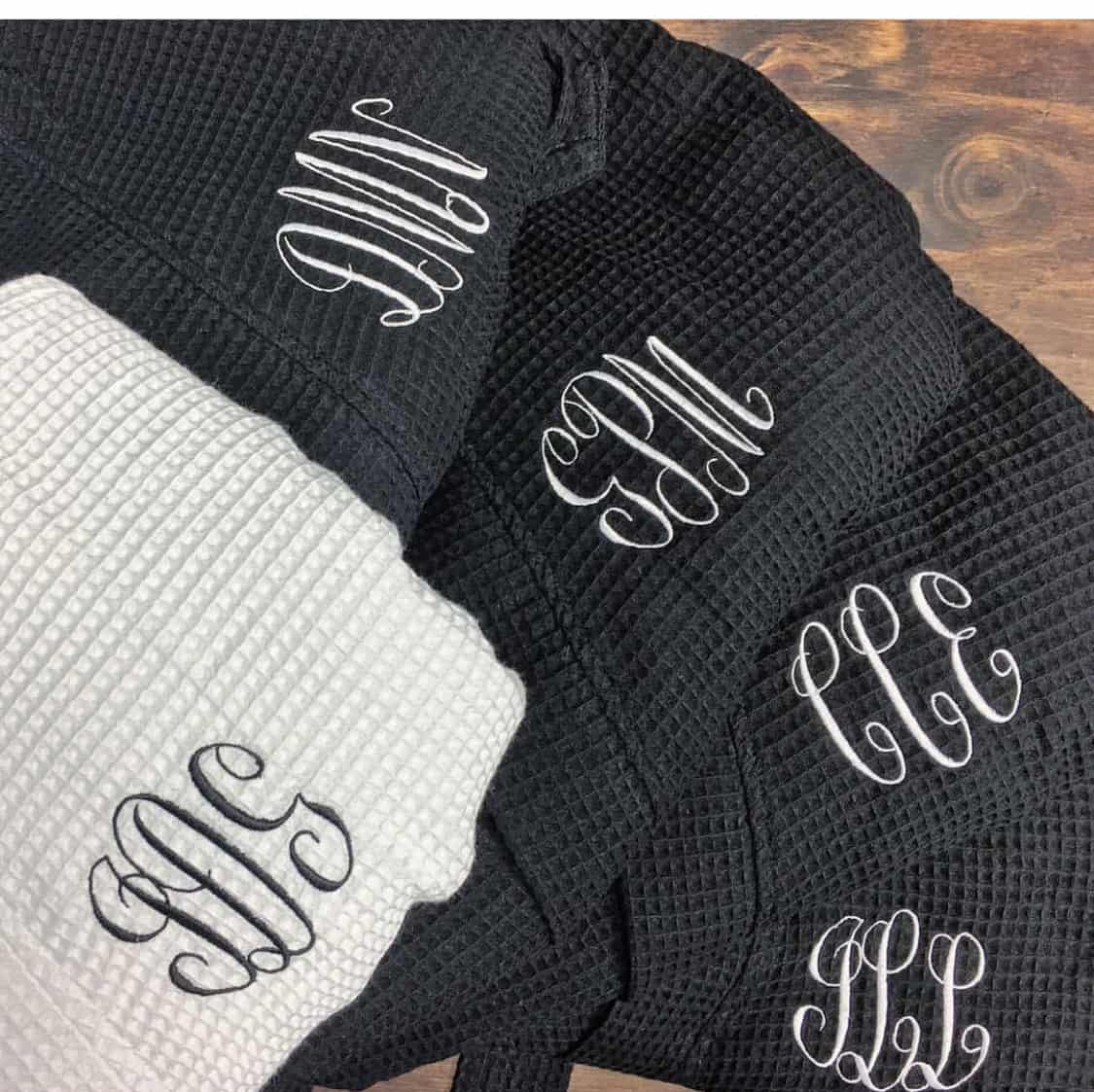 waffle robes wedding