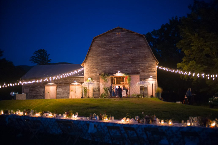 Hayfield wedding barn 