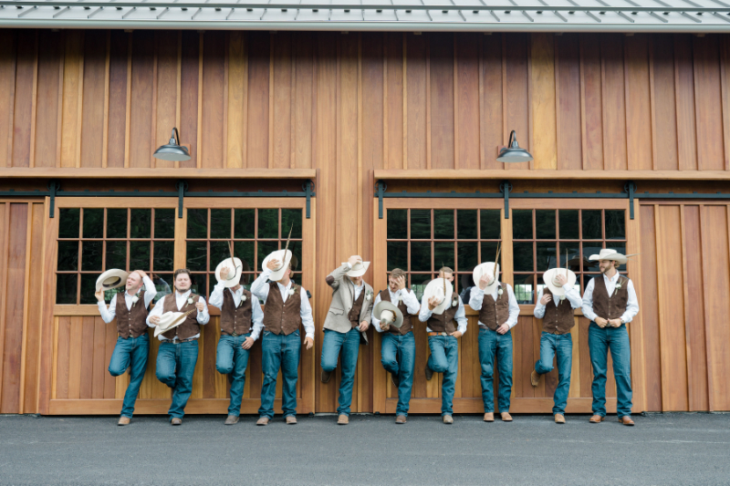 country wedding inspiration for groomsmen