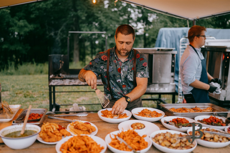 wedding food stations