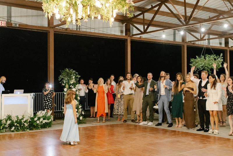 child performance during wedding