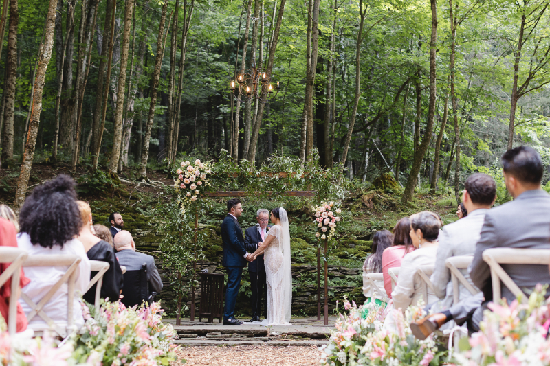 outdoor wedding ceremony