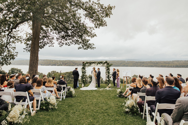wedding ceremony at Southwood Estate