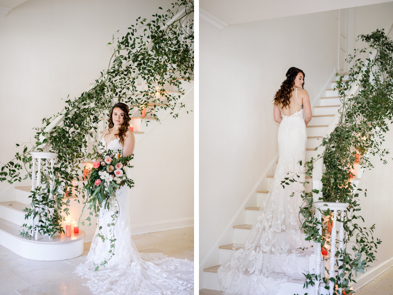 lace wedding dress in Hudson Valley