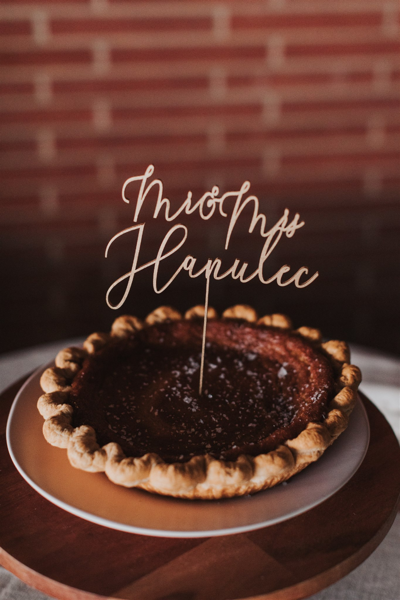 wedding pie instead of wedding cake