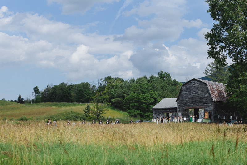 Catskills wedding venue Hayfield