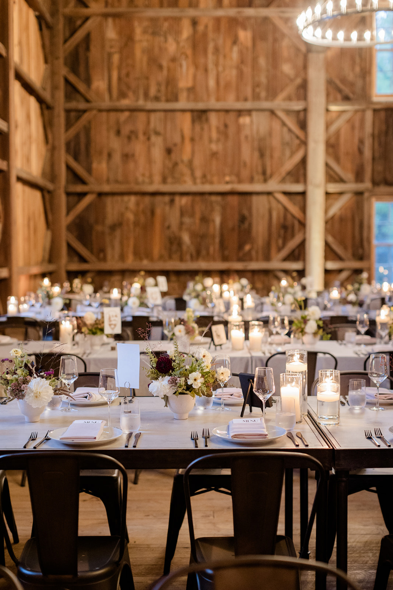 barn wedding reception in Hudson Valley