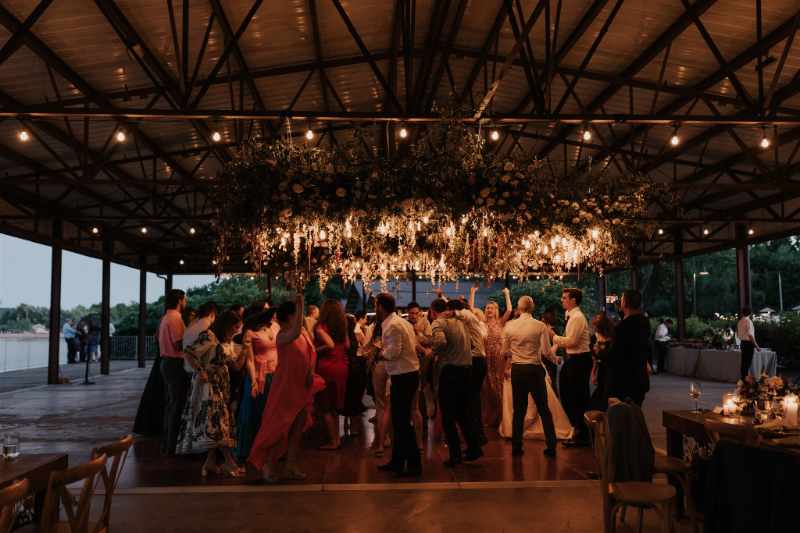Hutton Brickyards wedding reception shot by top Hudson Valley wedding photographer