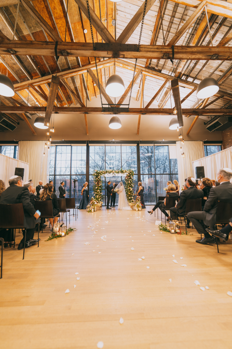 Roundhouse wedding ceremony