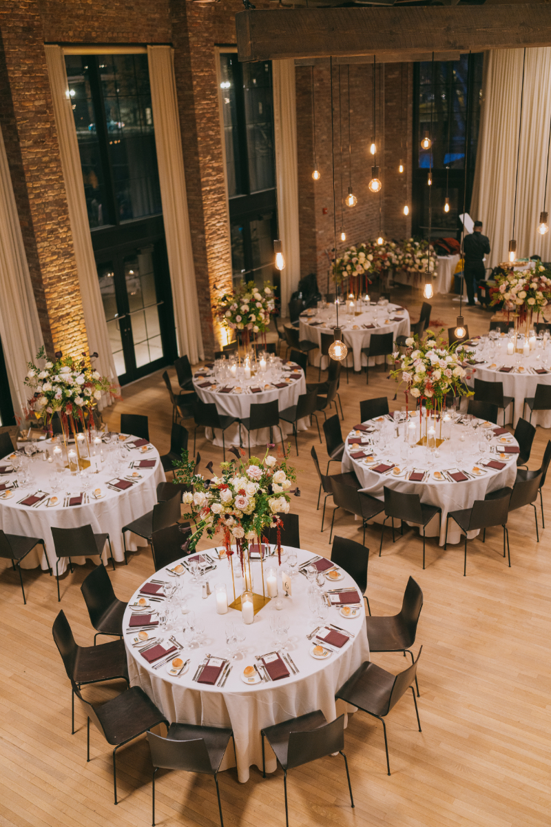 Roundhouse wedding reception