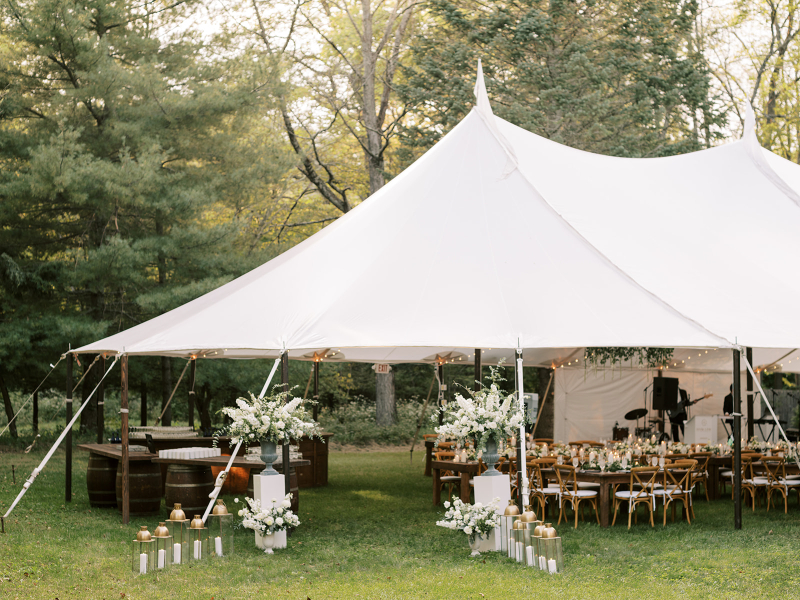 wedding reception at Troutbeck estate wedding venue