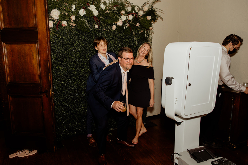 guests at photo booth