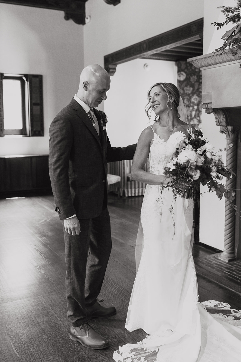 black an white wedding photos