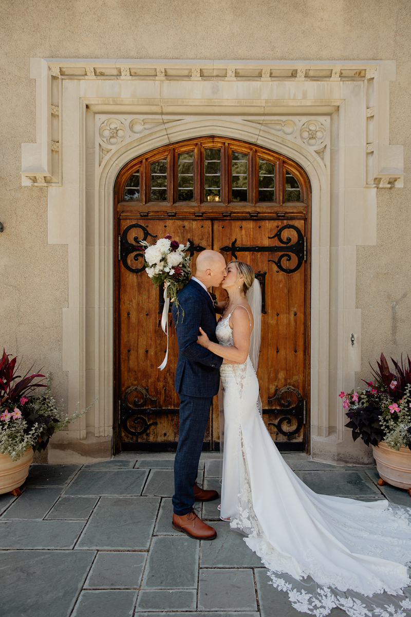wedding photos at Vassar College