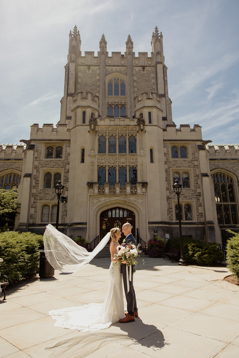 Vassar College wedding portraits