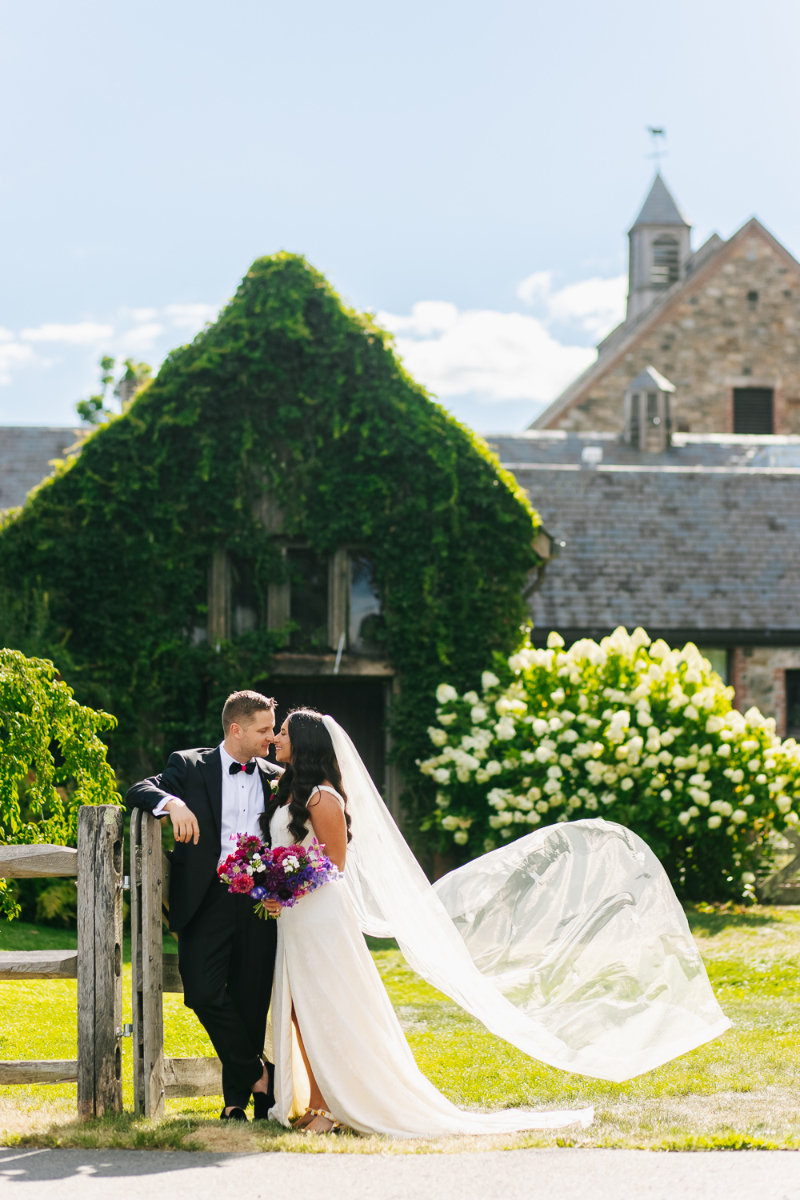 outdoor wedding photos at Blue Hill at Stone Barns