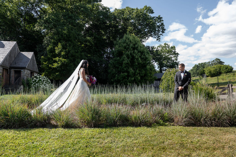 outdoor wedding photos at Blue Hill at Stone Barns