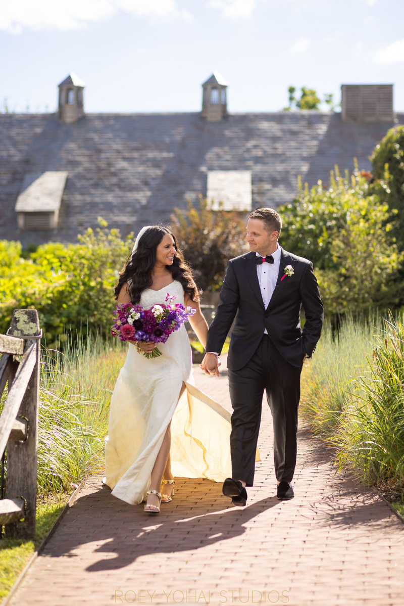 outdoor wedding photos at Blue Hill at Stone Barns