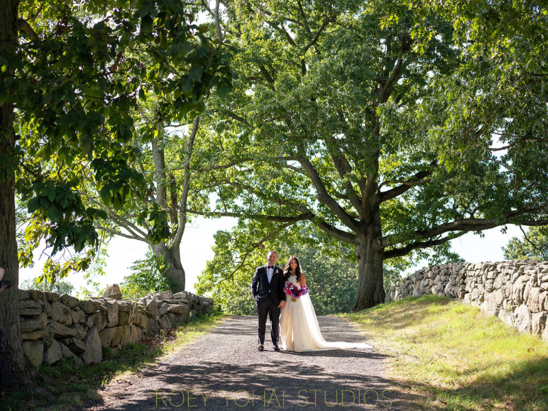 outdoor wedding photos at Blue Hill at Stone Barns