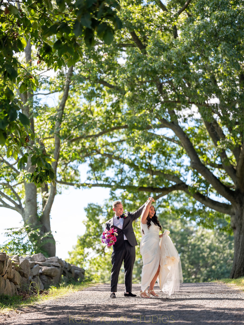 outdoor wedding photos at Blue Hill at Stone Barns