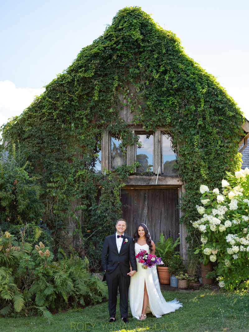 outdoor wedding photos at Blue Hill at Stone Barns