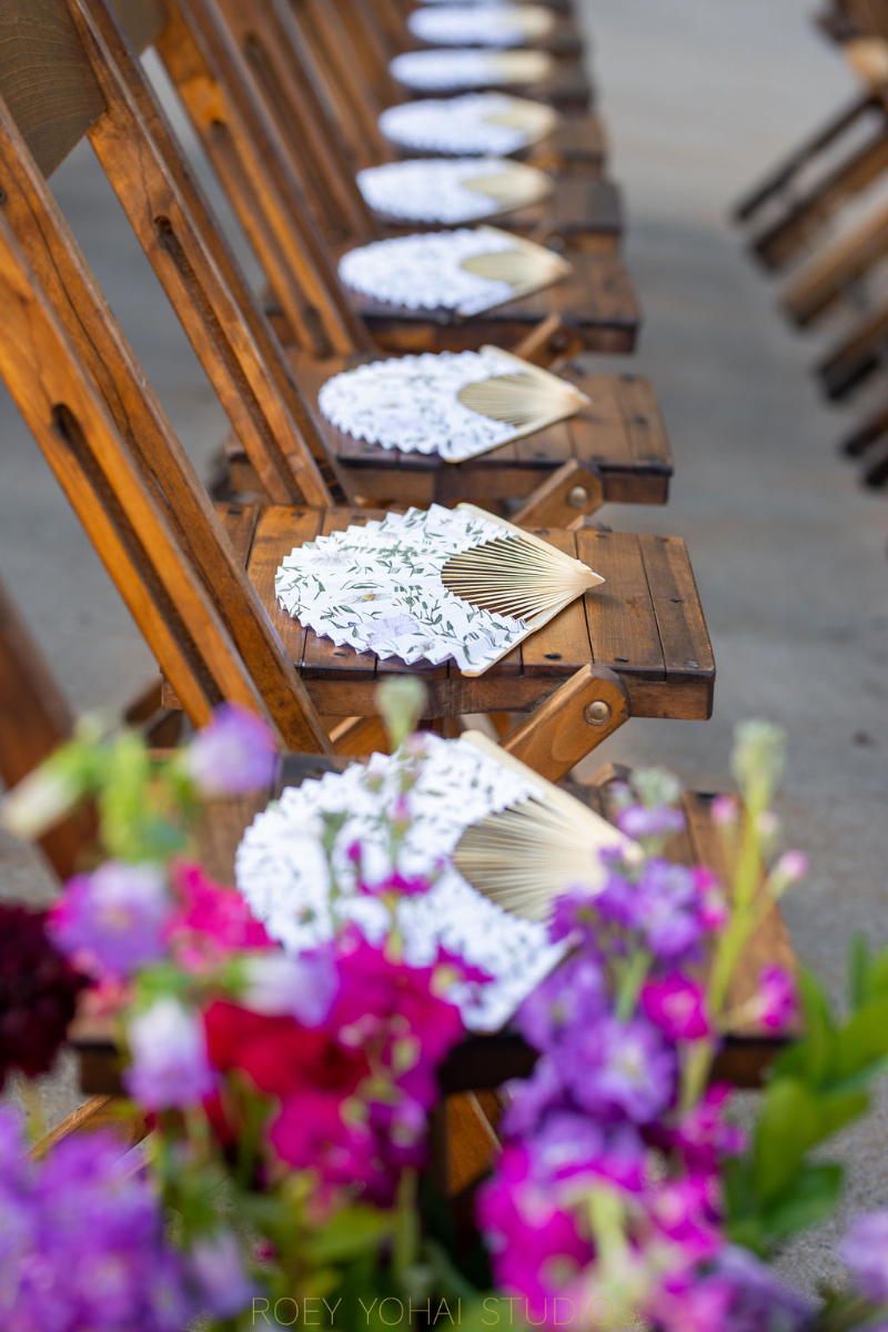 outdoor wedding ceremony at Blue Hill Farms