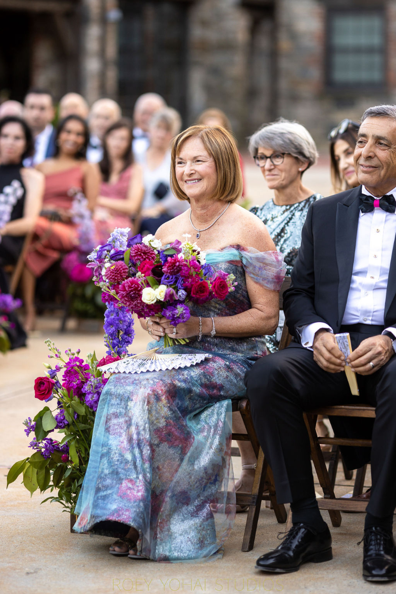 outdoor wedding ceremony at Blue Hill Farms