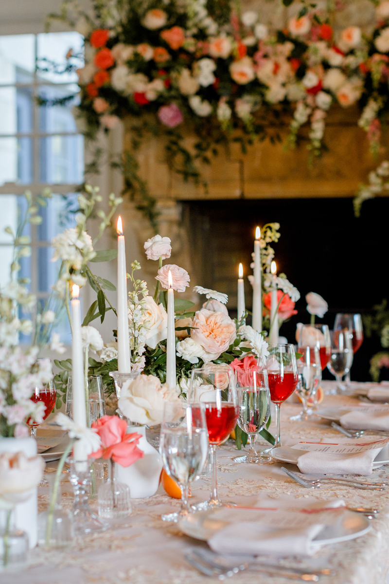 pastel summer wedding colors for reception