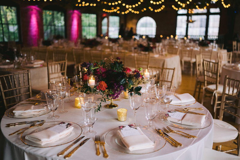 wedding reception table decor