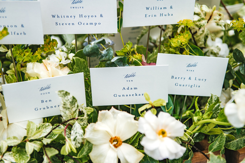 a flower garden escort display