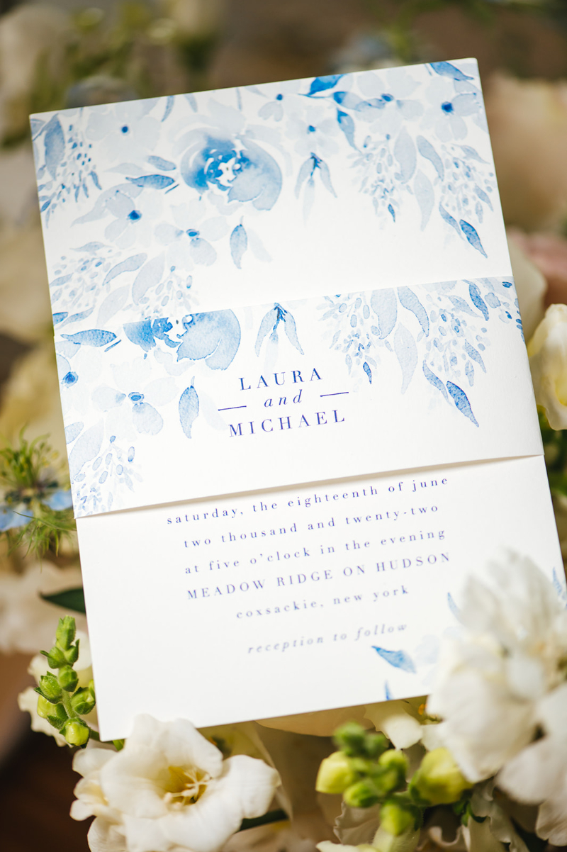 french wedding color stationery