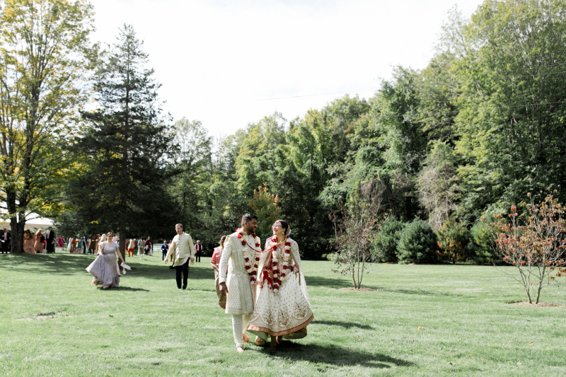 Indian wedding ceremony at Preston Barn