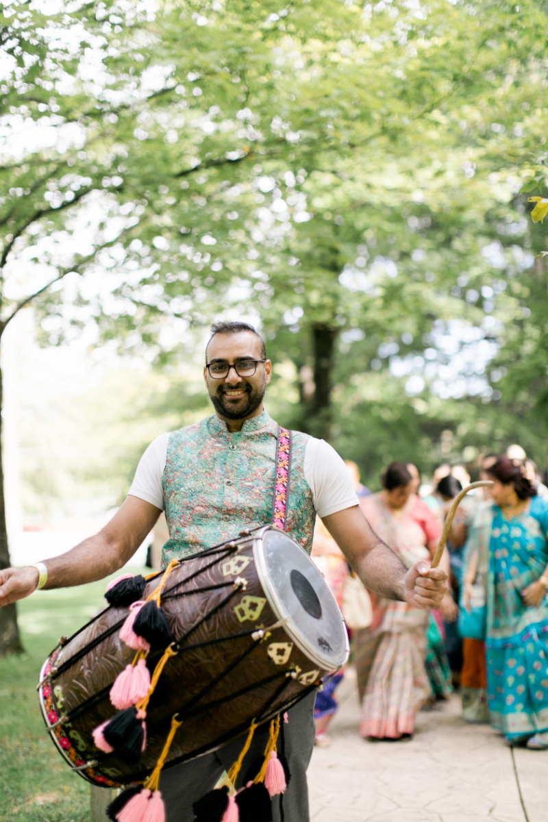 dohl music in Indian wedding ceremony
