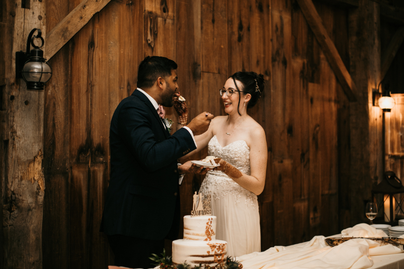 barn wedding reception