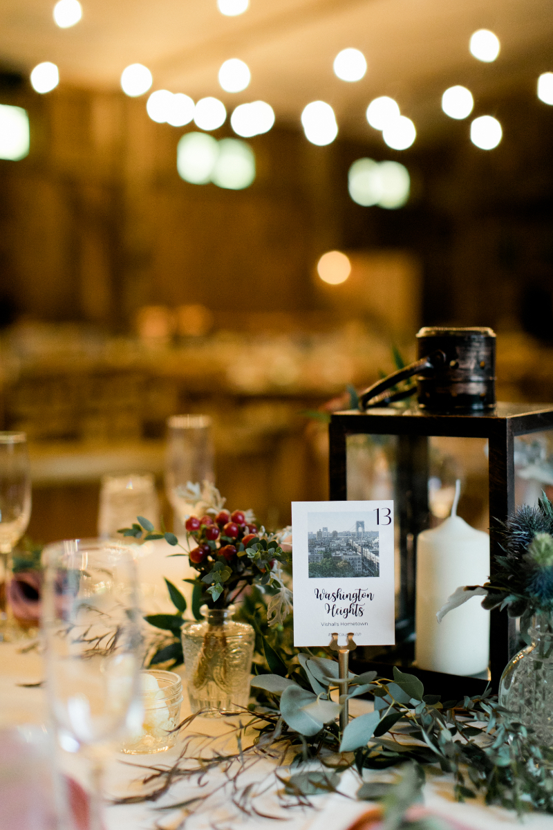 closeup of centerpieces