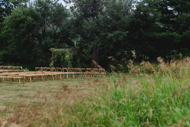 outdoor wedding ceremony