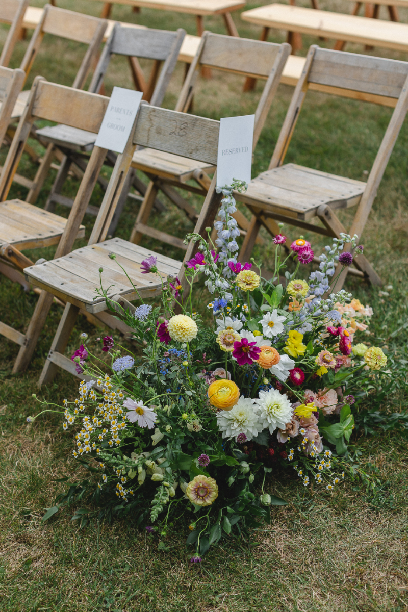 wildflower aisle runners