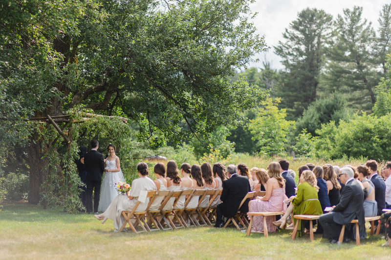 outdoor wedding ceremony