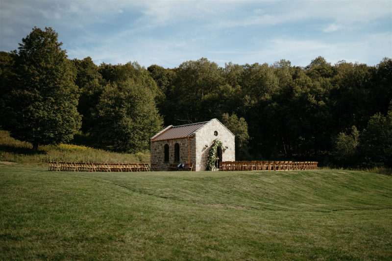 greek wedding chapel at home wedding