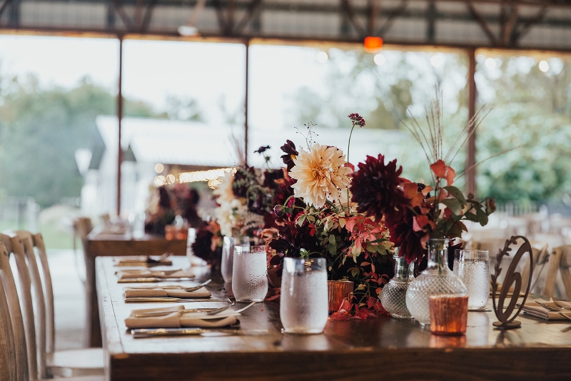 gorgeous fall wedding colors in the Berkshires