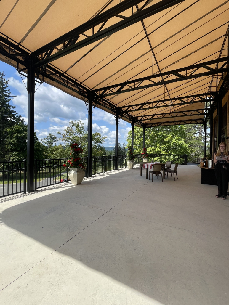 The Patio venue at Miraval Berkshires