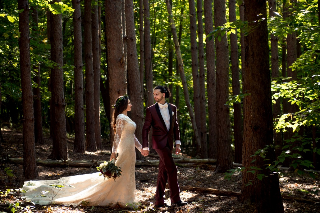 woodsy wedding - custom by nicole