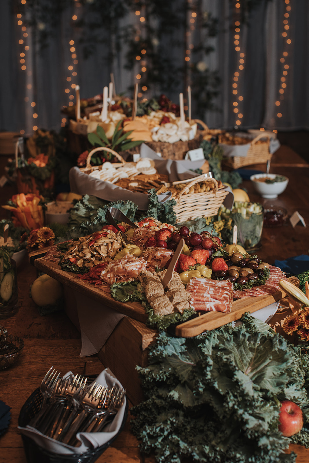 Charcuterie Wedding Catering Station