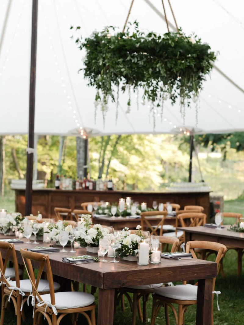 Outdoor Tented Wedding in Hudson Valley