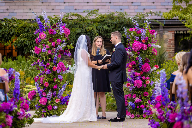 vibrant and romantic wedding at Blue Hill at Stone Barns