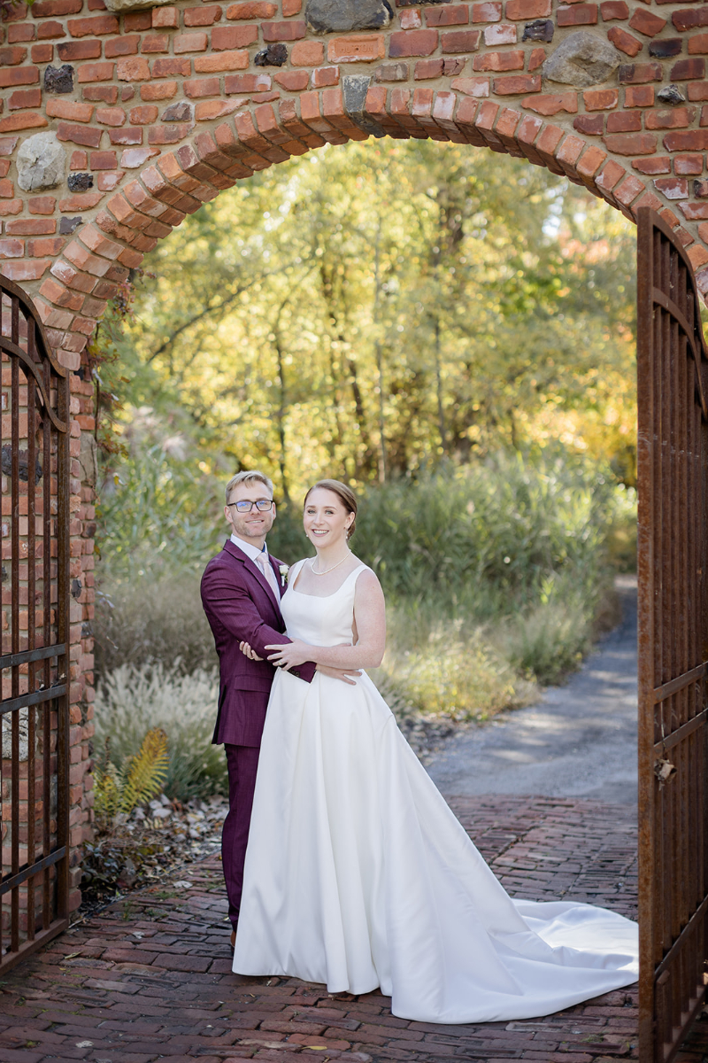 bride and groom portraits Hudson Valley wedding