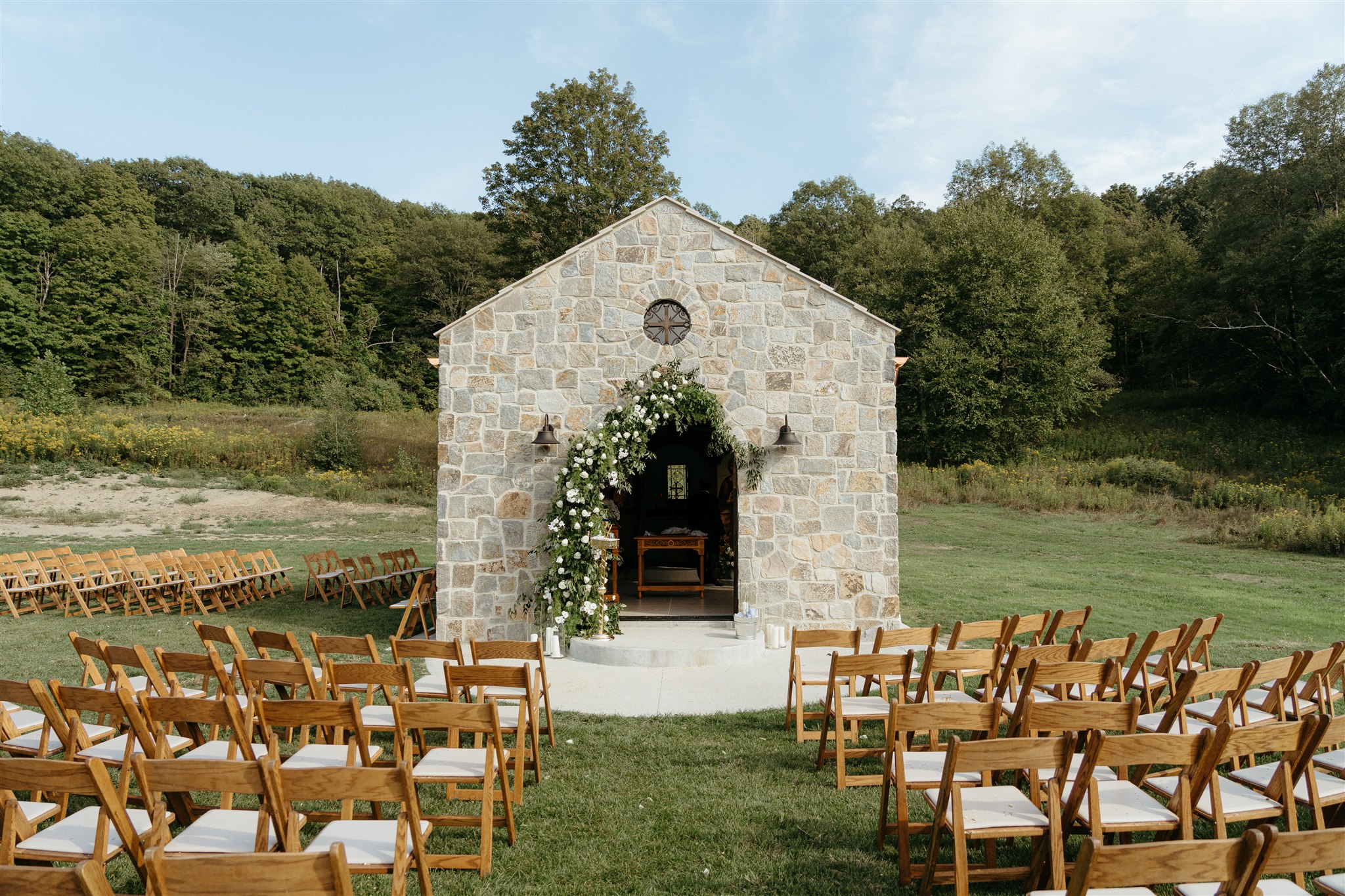 Greek chapel wedding - Hudson Valley, New York Wedding