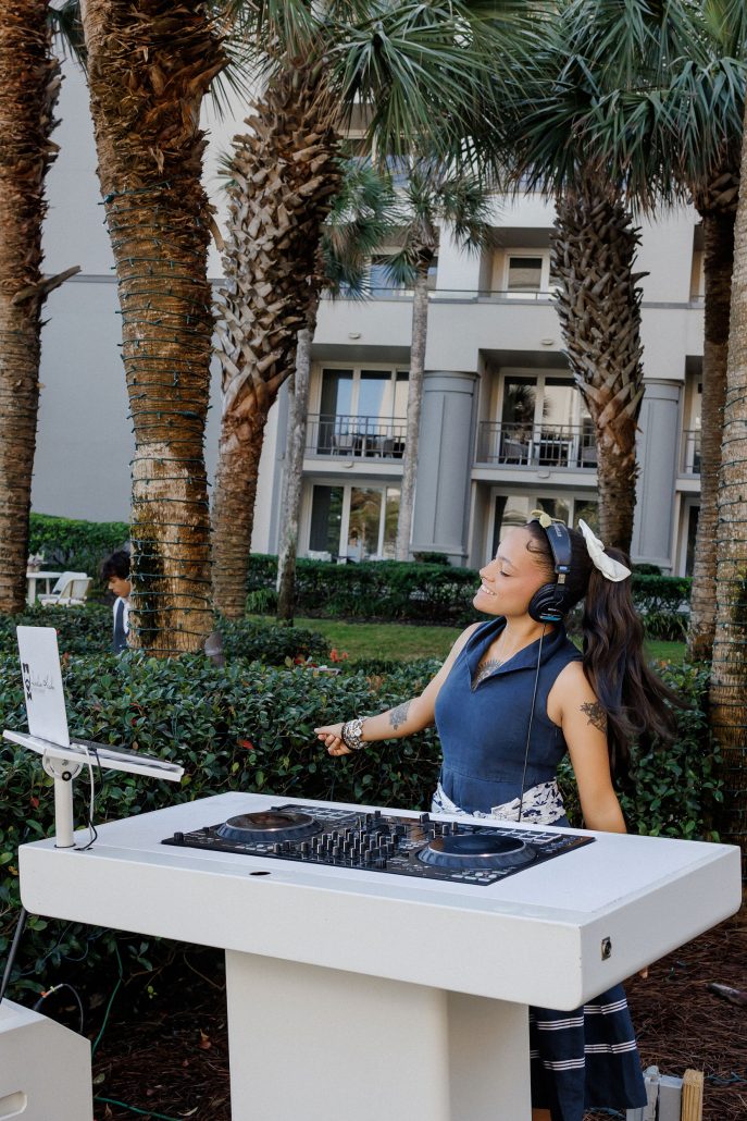 DJ for the morning at the Summit