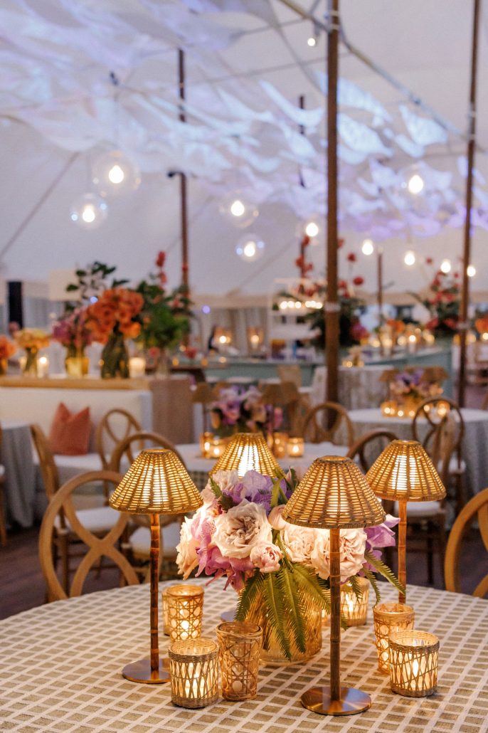 luxury wedding decor at the engage summit